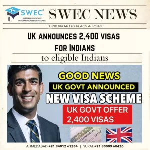 UK announces 2400 visas for Indians