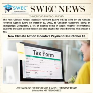 New Climate Action Incentive Payment On October 13