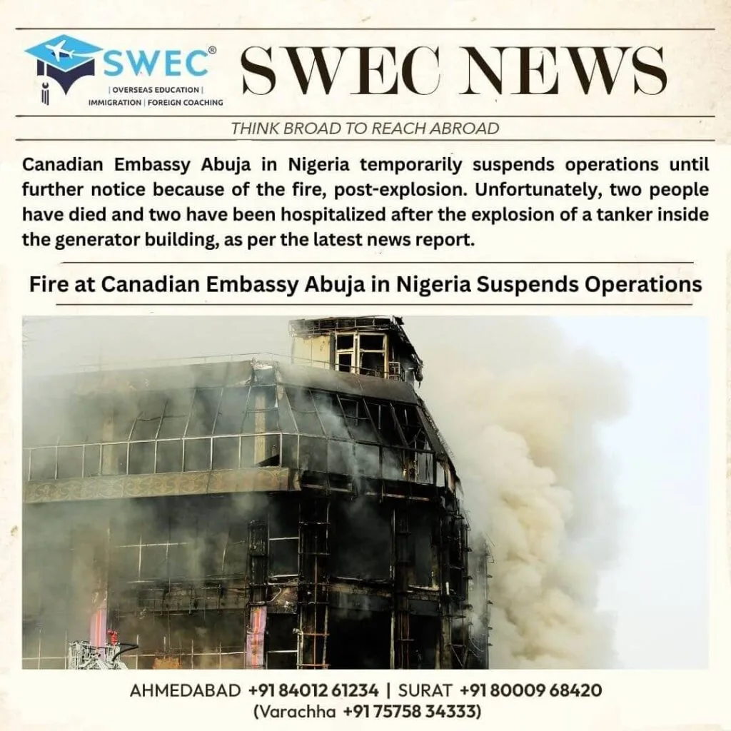 fire at canadian embassy