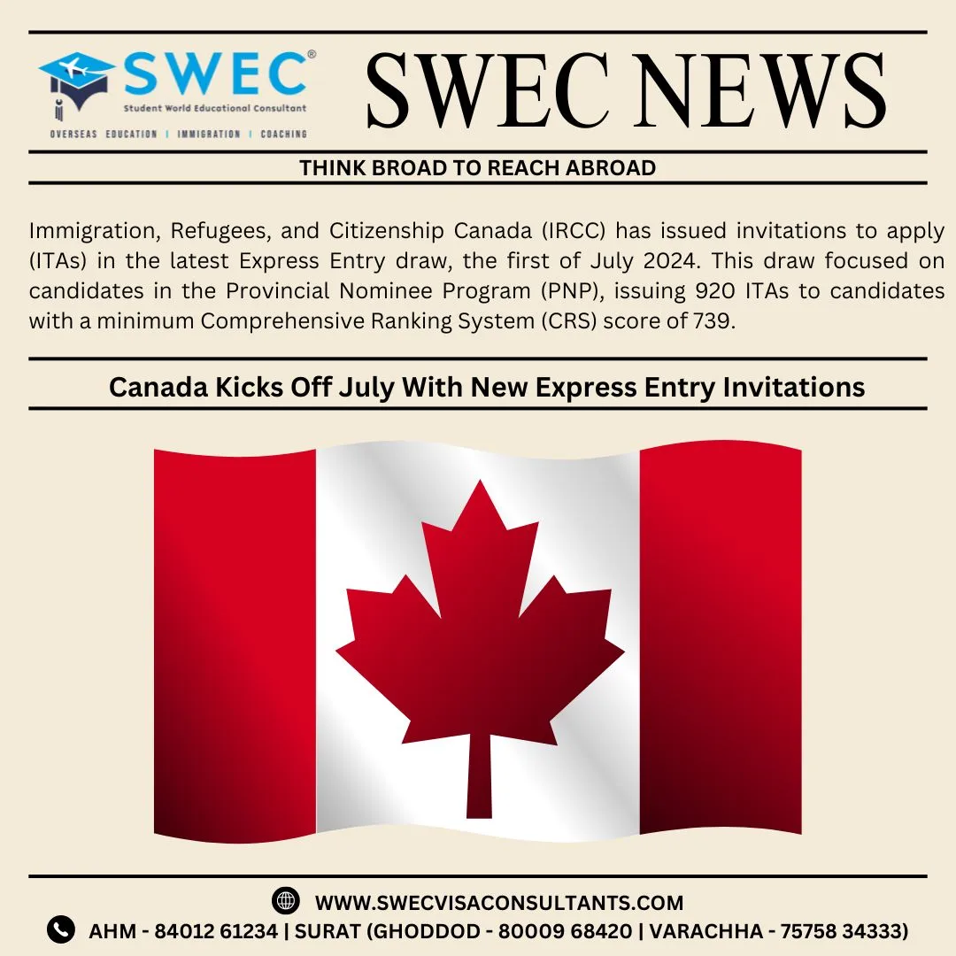 Canada Immigration Update New Invitations for Express Entry in July!