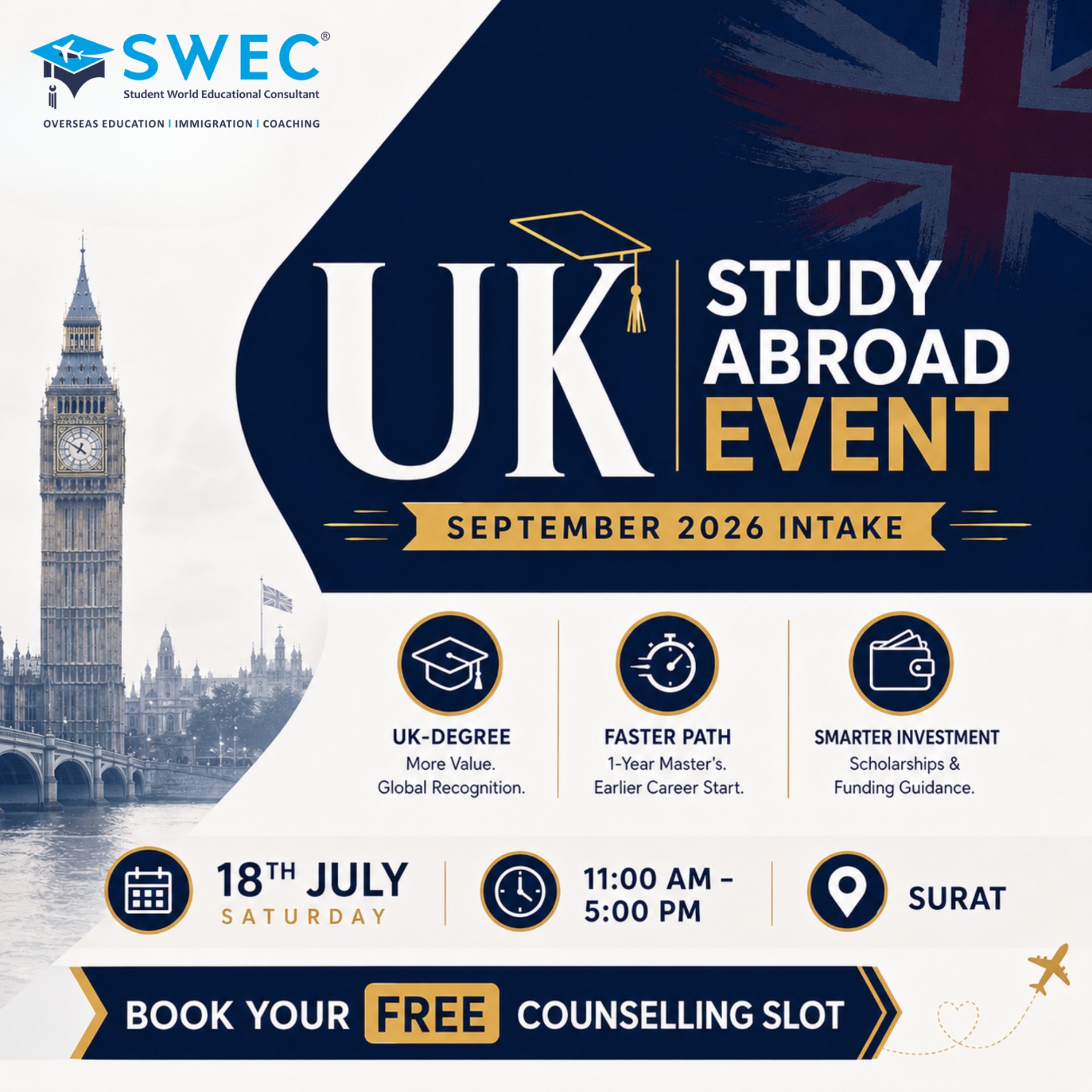 UK Study Abroad Fair 2026 Surat
